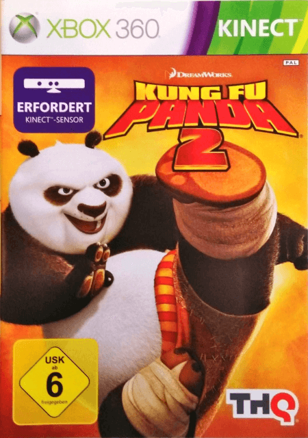 Kung Fu Panda 2 box art for Xbox 360